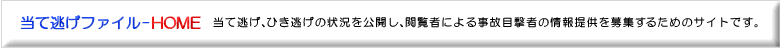 当て逃げトップページ